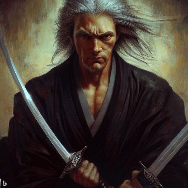 2刀流の日本人剣士1